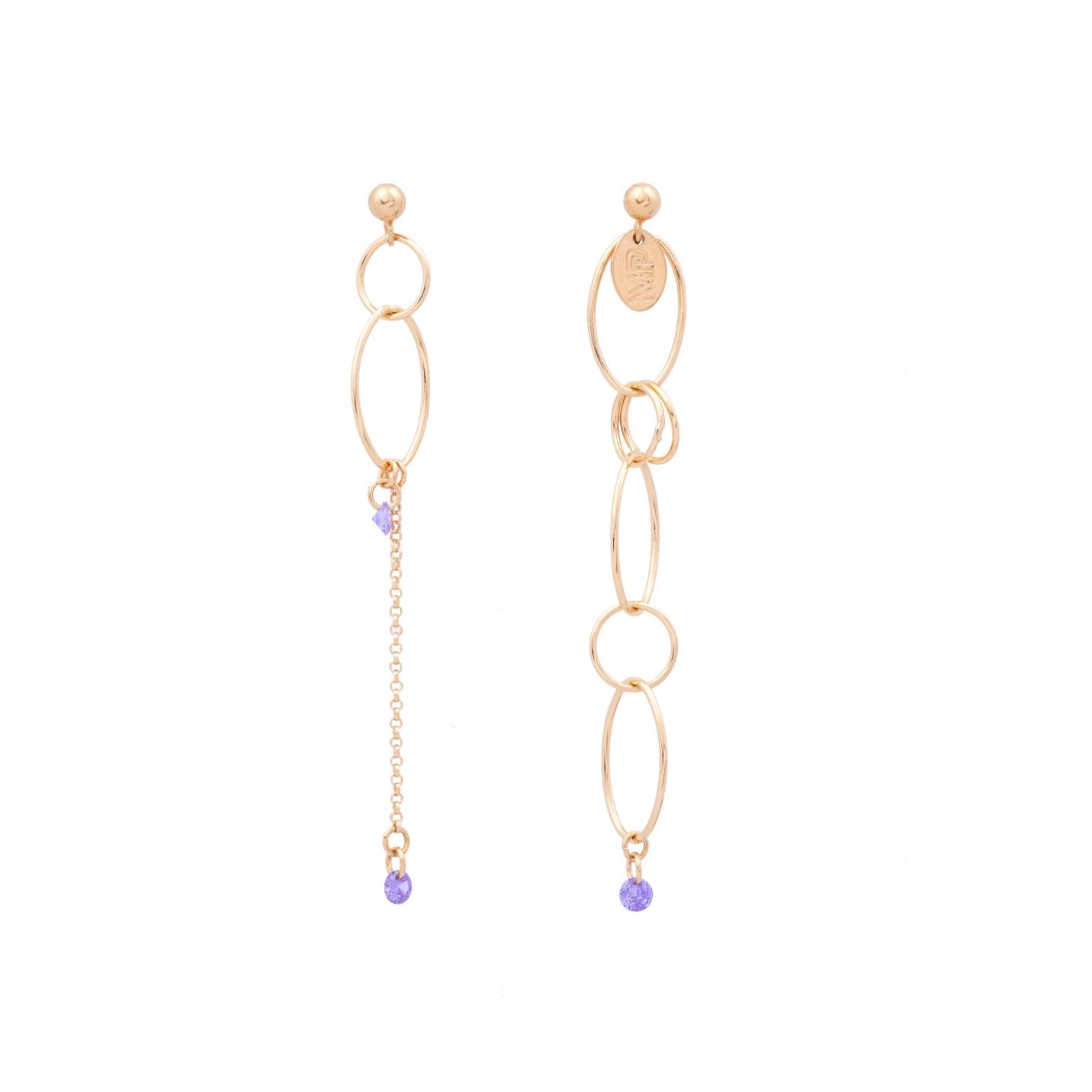 BIRKYN PURPLE - EARRINGS