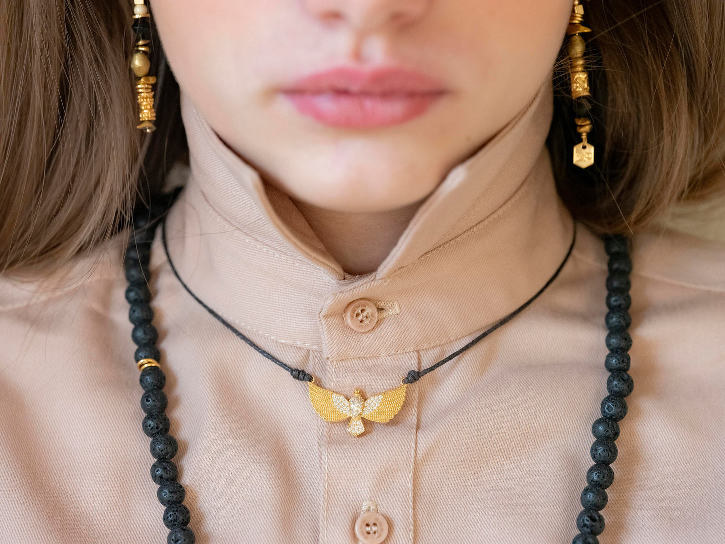 LUREX - BOUCLE D'OREILLES