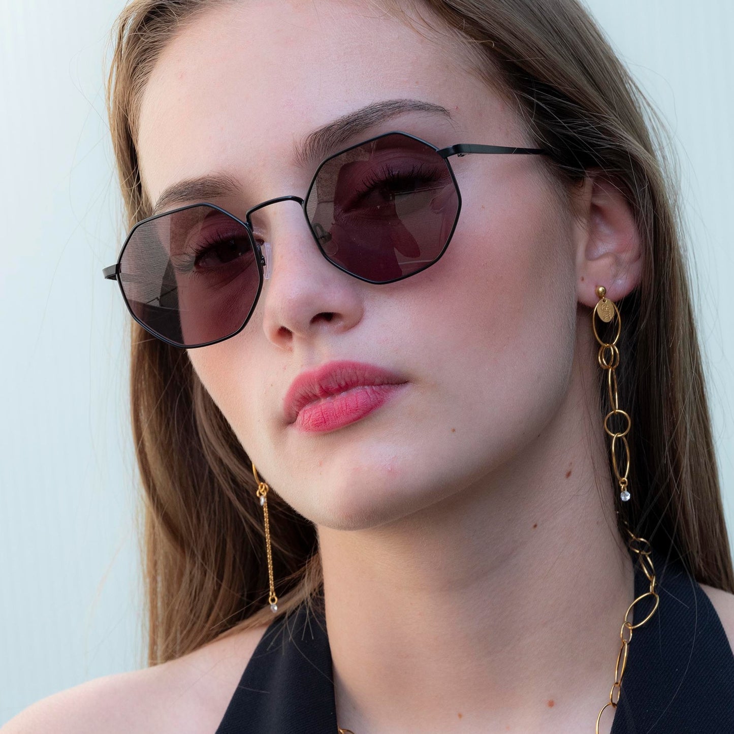 BIRKYN WHITE- BOUCLES D'OREILLES