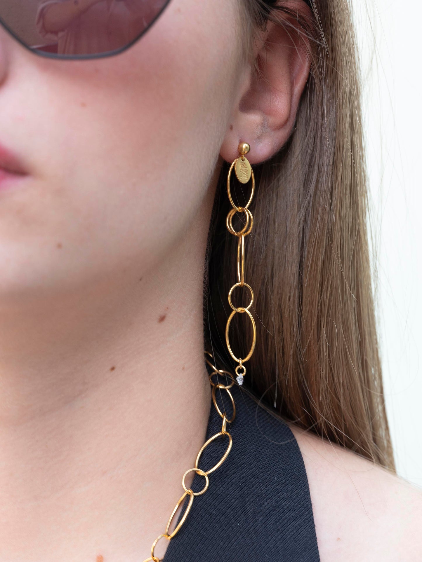 BIRKYN WHITE- BOUCLES D'OREILLES