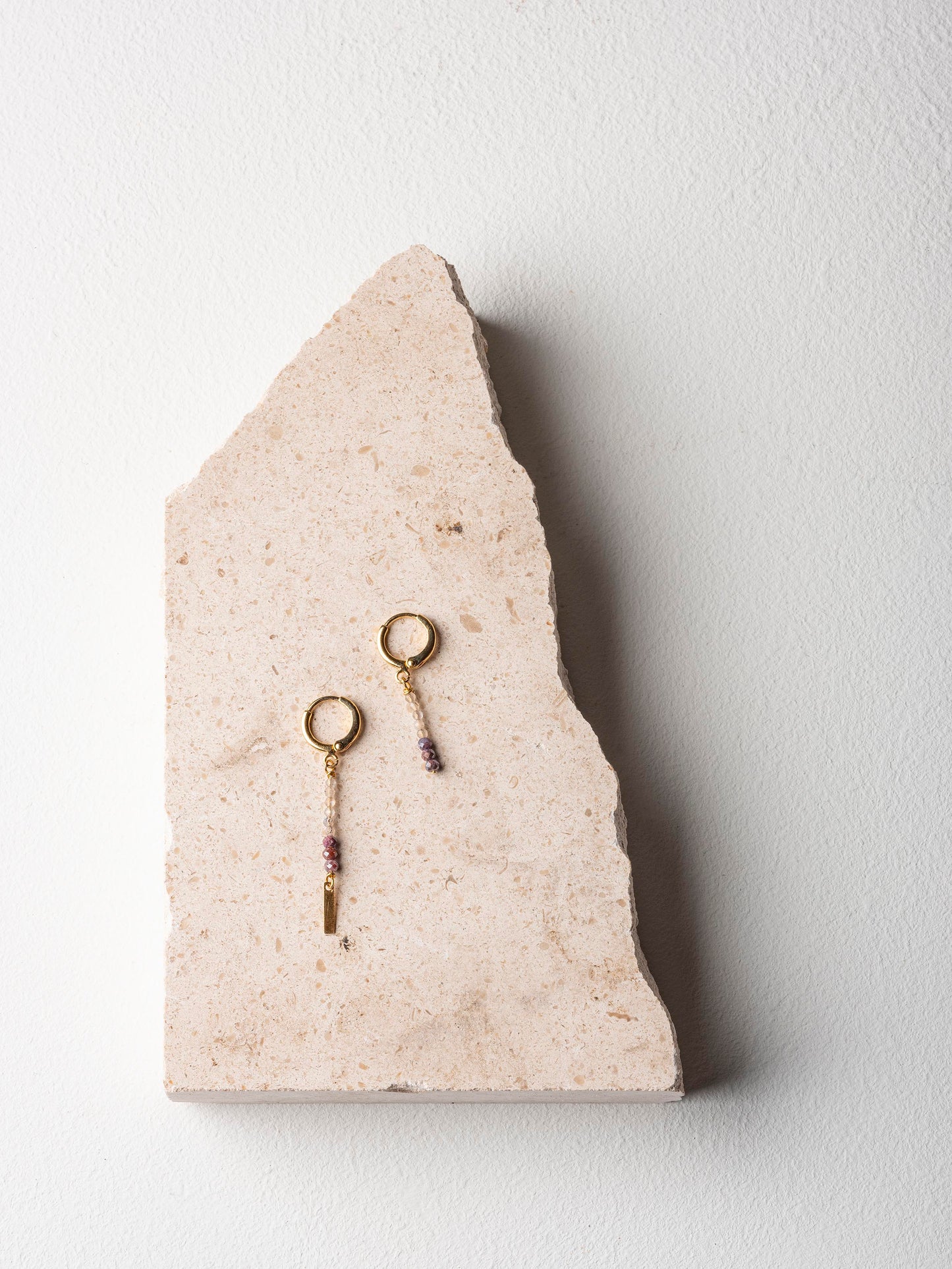 OMG / PURPLE - BOUCLES D'OREILLES