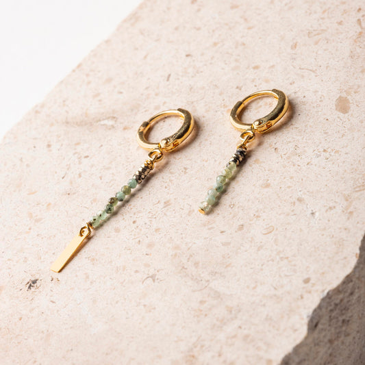 OMG / GREEN - BOUCLES D'OREILLES