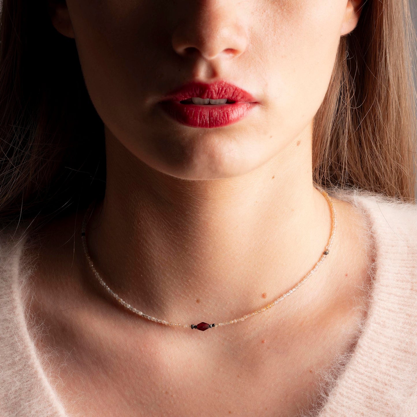 OMG / PIERRE DE LUNE - COLLIER