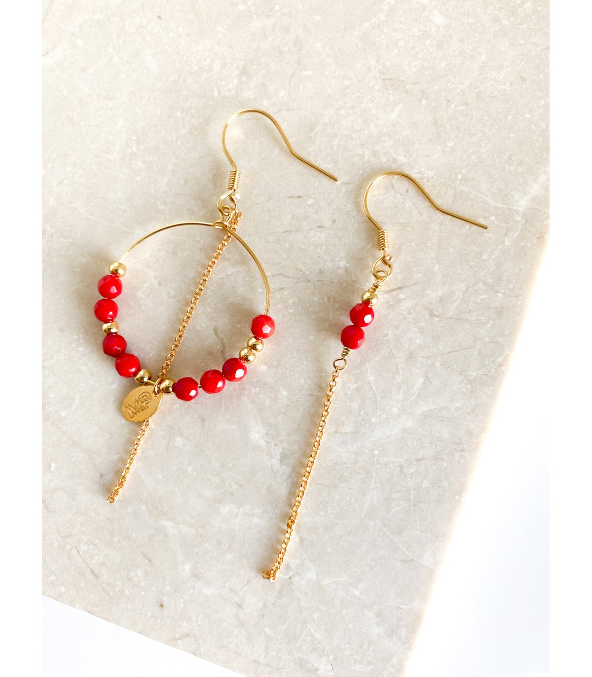 MP RED - BOUCLES D'OREILLES