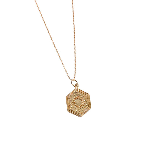 Médaille hexagone - COLLIER